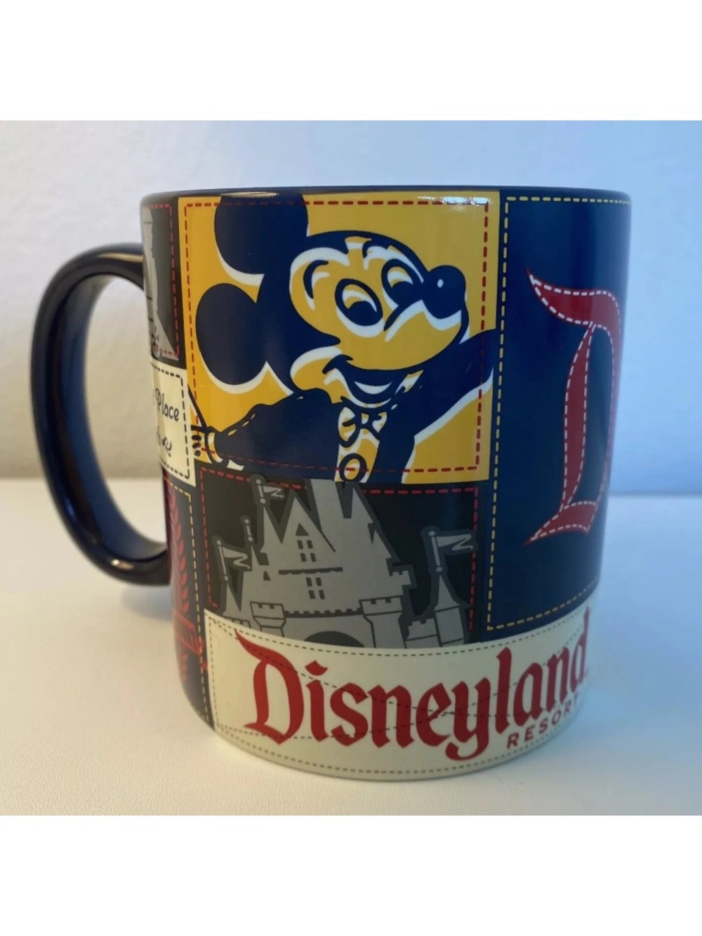 Disney Disneyland Resort Est 55 Happiest Place on Earth Mickey Mouse 16 Oz Mug
